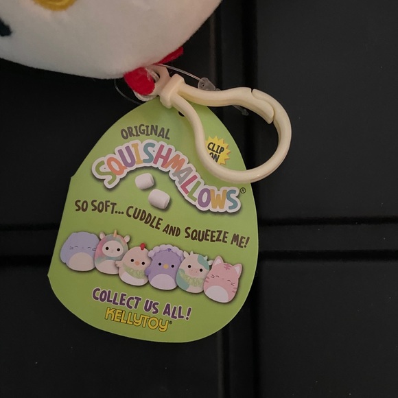 Chick chicken squishmallow clip NWT new Todd 3.5” - Picture 5 of 6